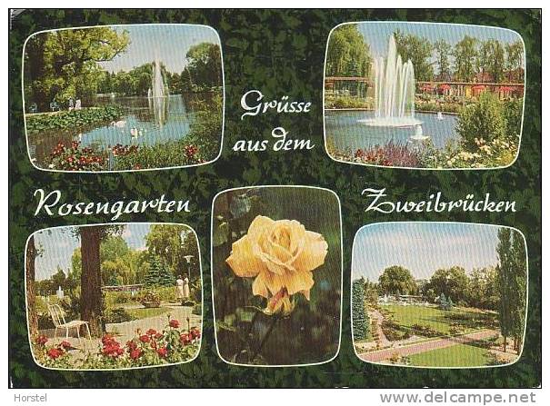 D-66482 Zweibrücken - Rosengarten - Nice Stamp - Zweibrücken