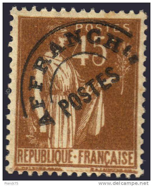 *PROMO* 45c Paix Neuf * TB Très Bien Centré 1er Tirage (Y&T N° 71, Cote Dallay 39€) - 1893-1947