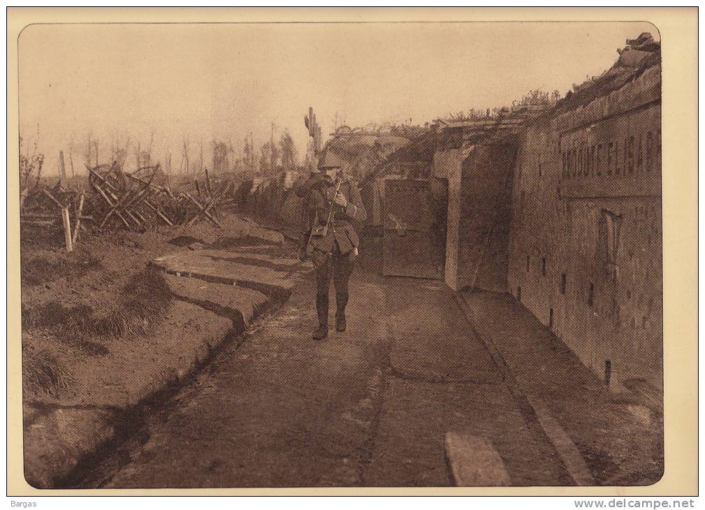 Planche Du Service Photographique Armée Belge Guerre 14-18 WW1 Militaire La Redoute Elisabeth à Nieuwcapelle - Autres & Non Classés