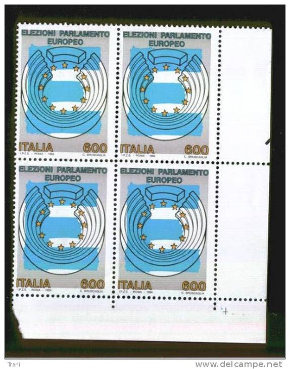 ELEZIONI PARLAMENTO EUROPEO - Anno 1994 - Blocs-feuillets