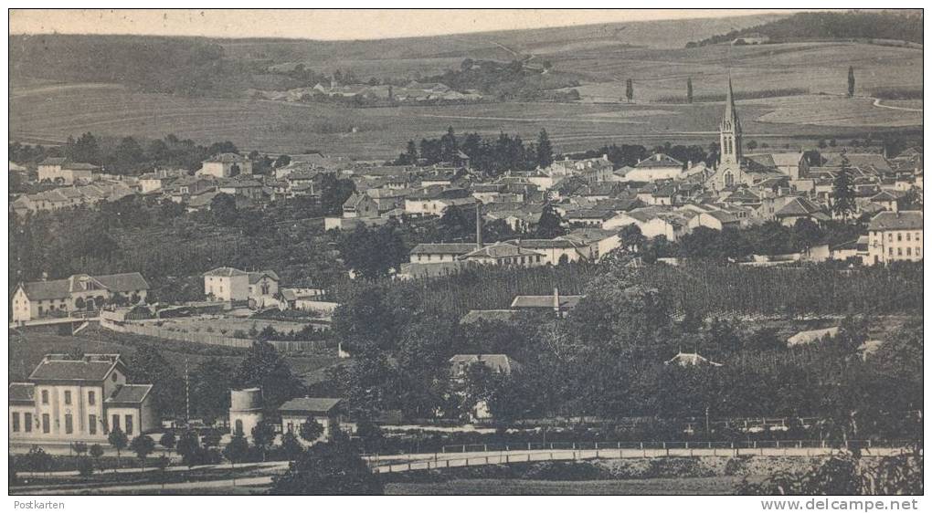 ALTE POSTKARTE CHATEAU-SALINS Gare Station Lorraine Lothringen Moselle Feldpost Landsturm-Bat.l. Dillingen 3. Komagnie - Lothringen