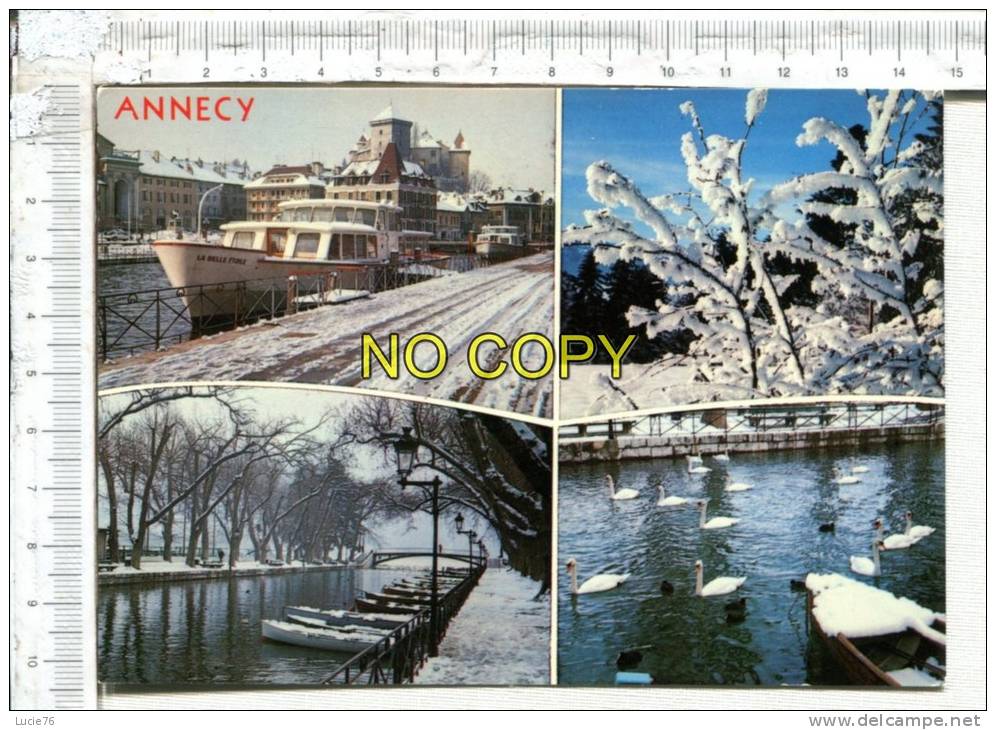 ANNECY Sous La Neige -  4 Vues - Annecy