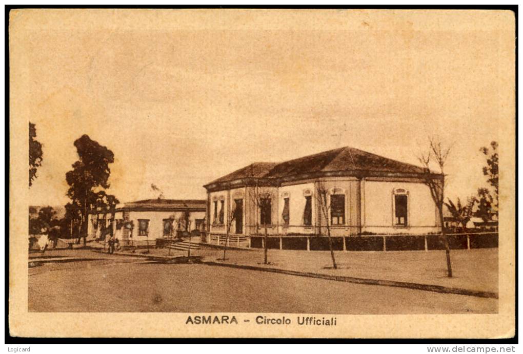 ASMARA ERITREA CIRCOLO UFFICIALI 1937 - Erythrée