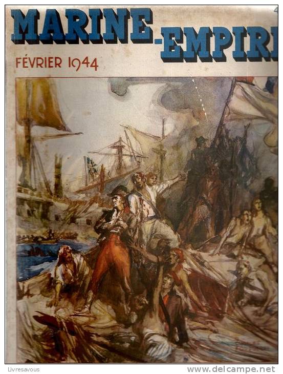 Marine Empire Fevrier 1944: Le Combat Du Vengeur,13 Prairial An II&#8206;, Illustrations De Charles FOUQUERAY Et A. Bren - Schiffe