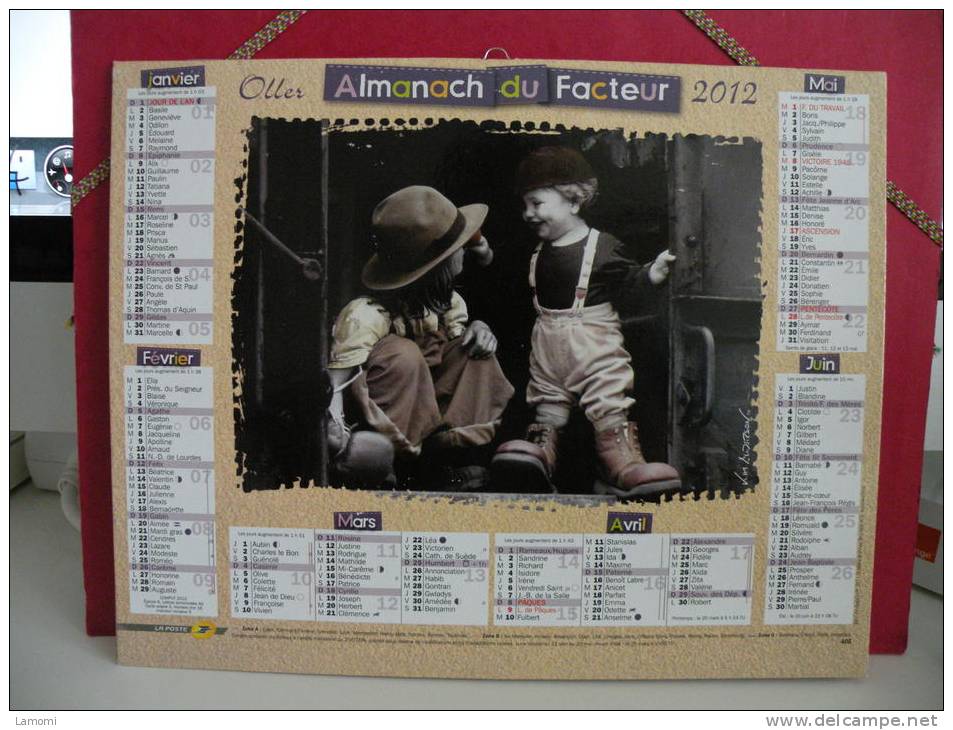 Les Enfants - Calendrier Almanach Du Facteur - Oller 2012 - Big : 2001-...