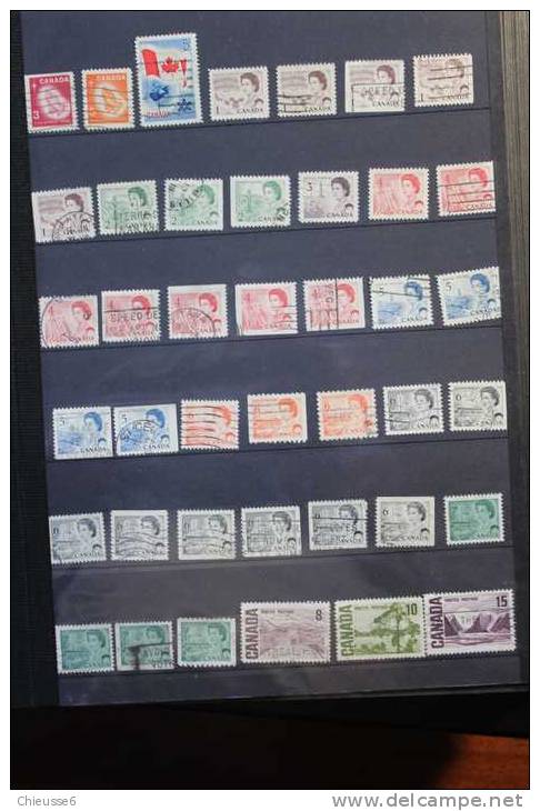 AC128 - Canada - lot + 1900 timbres