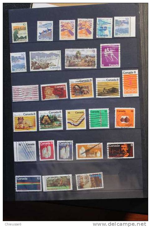 AC128 - Canada - lot + 1900 timbres