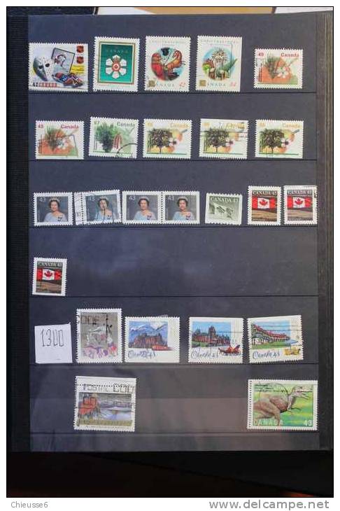 AC128 - Canada - lot + 1900 timbres
