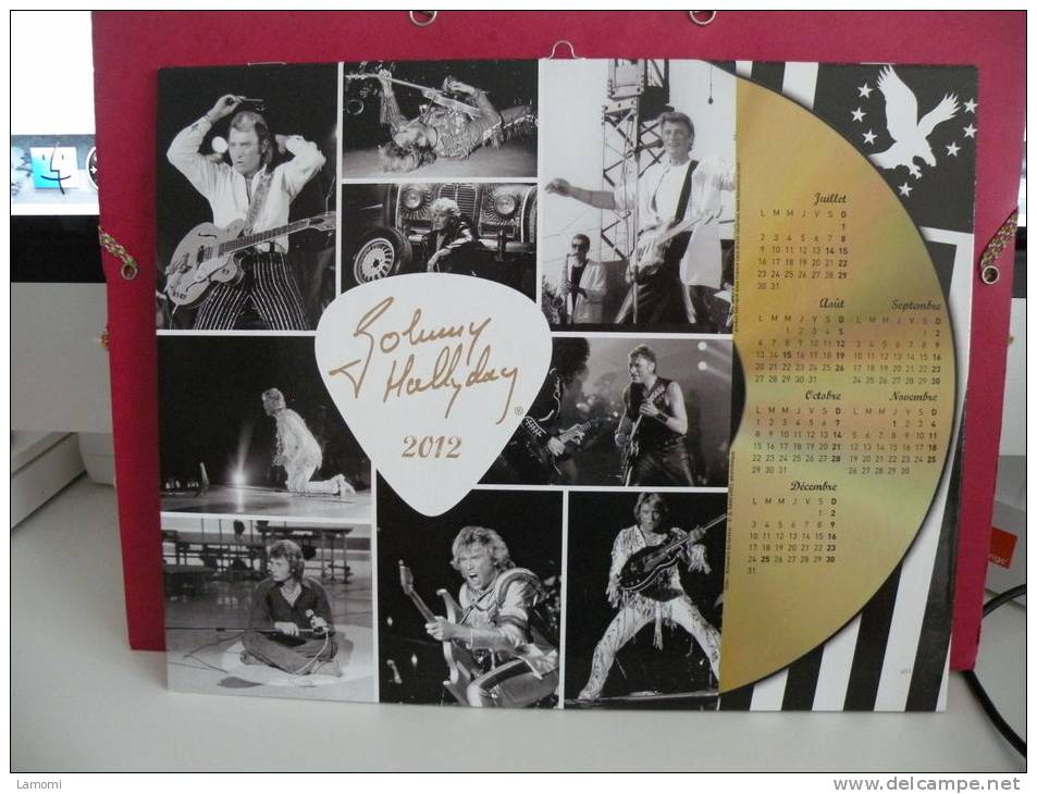 Calendrier - 2012 - Johnny Hallyday ( Tous Comme Neuf ) - Grand Format : 2001-...