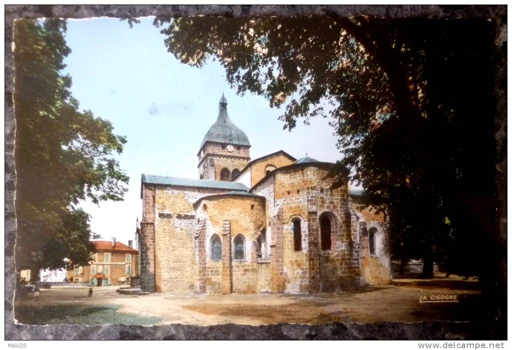 (63).SAINT-GERVAIS D´AUVERGNE.L´EGLISE.PHOTO COULEURS VERITABLE.1962.BE. - Saint Gervais D'Auvergne