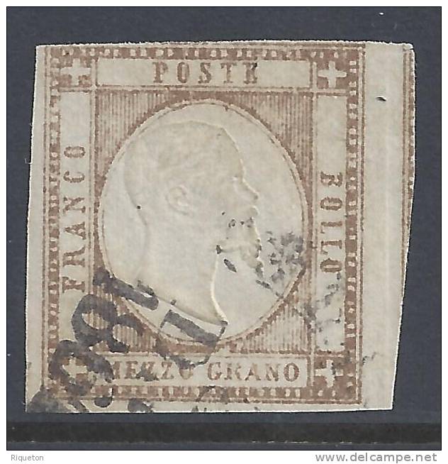 ITALIE - 1861 - DEUX SICILES - VICTOR EMMANUEL II - N° 11 D -  OBLITERE - B - - Sizilien