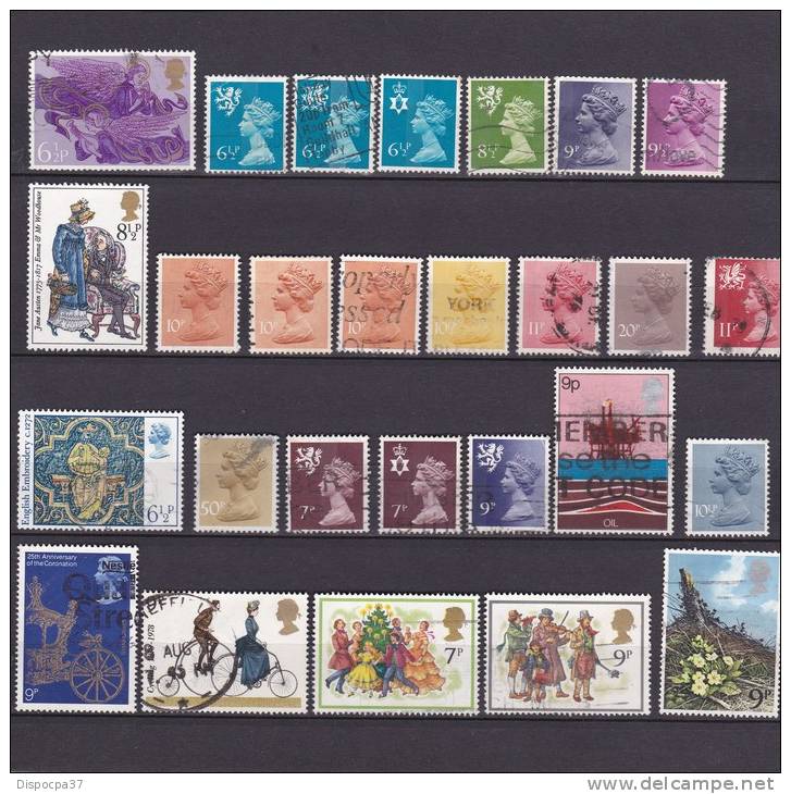 GRANDE-BRETAGNE   - Lot Oblitérés - Collections