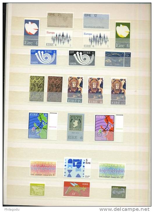 EIRE collection de timbres neufs cotée 570 E en 2002  MINT stamps 97% are never hinged