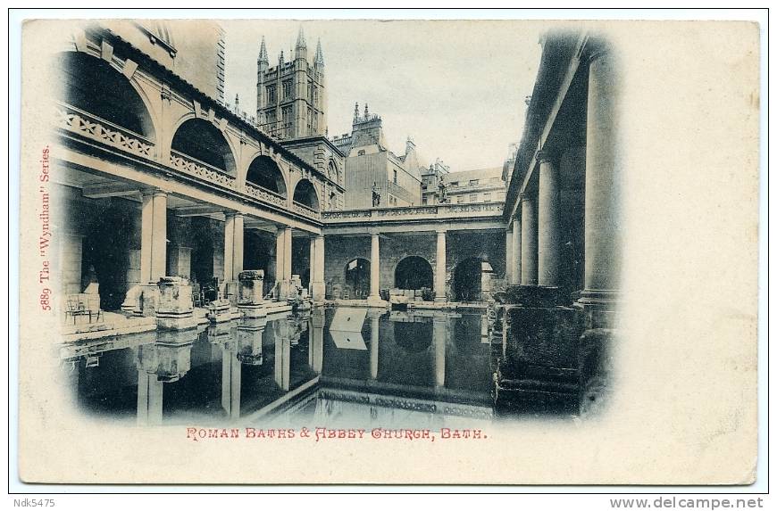 BATH : ROMAN BATHS & ABBEY CHURCH - Bath