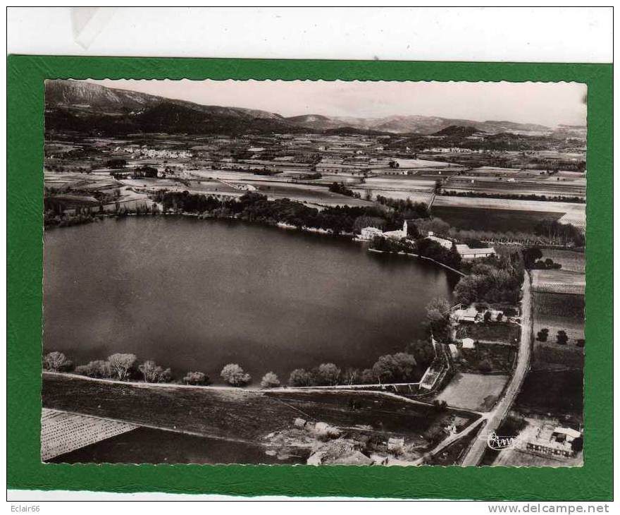 84 ETANG De La BONDE  Situé Entre Cabrières-d\'Aigues Et La Motte-d\'Aigues CPSM Vue Aérienne Année 1962 (A) - Cabrieres D'Aigues