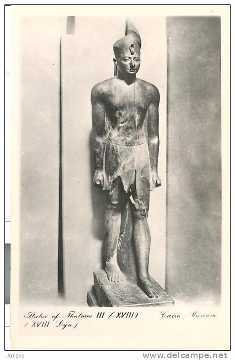 AF014 - Cairo Museum - Statue Thotmes III - Museen