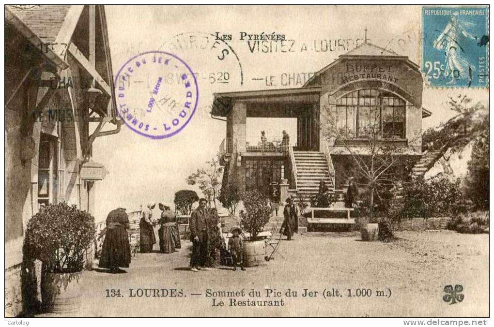 Lourdes – Sommet Du Pic Du Jer (alt. 1.000 M.) - Le Restaurant - Lourdes