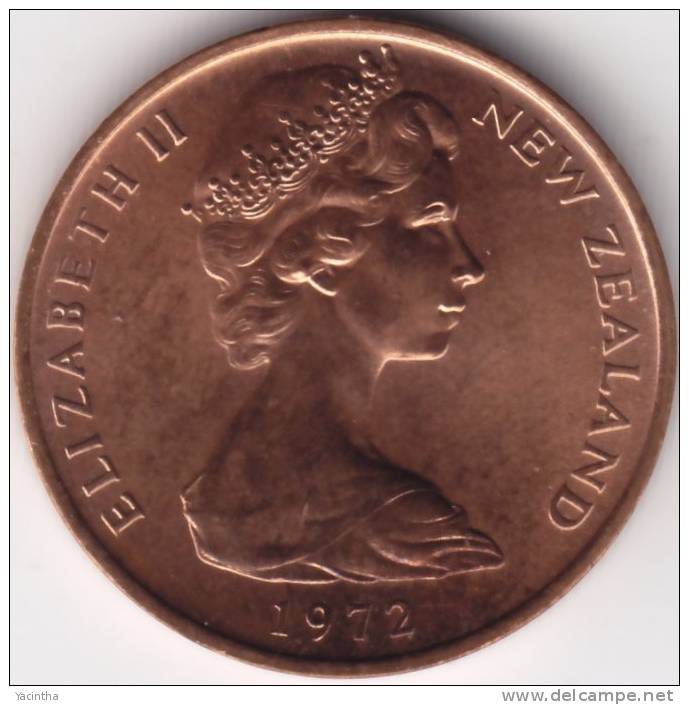 @Y@   Nieuw Zeeland 2 Cent  1972  UNC  ( C408 ) - Neuseeland