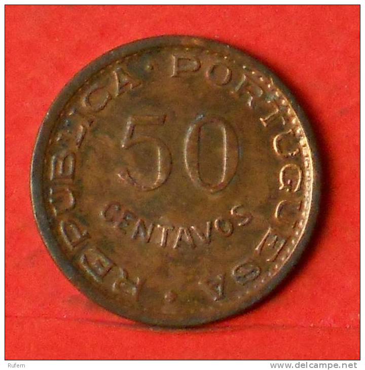 MOZAMBIQUE  50  CENTAVOS  1957   KM# 81  -    (1131) - Mozambique