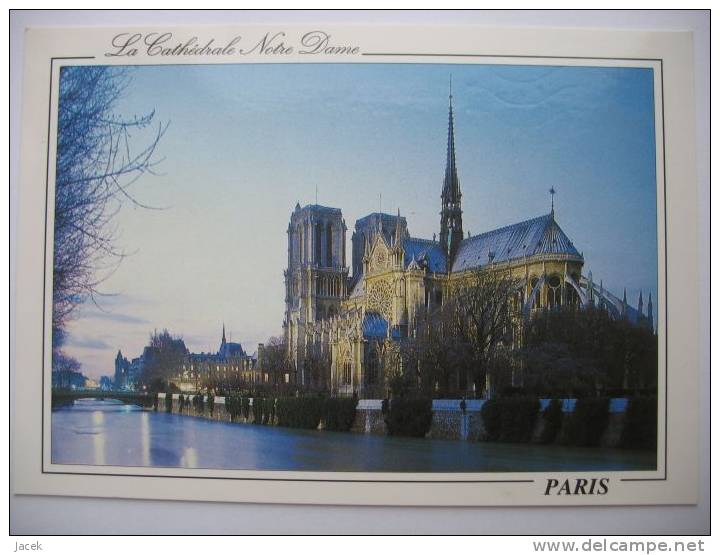 Paris   Cathedrale Notre -Dame/ Night - Eglises