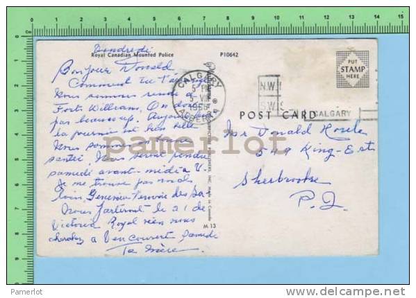 Canada Vancouver ( Royal Canadian Mounted Police ) Post Card Carte Postale - Police - Gendarmerie