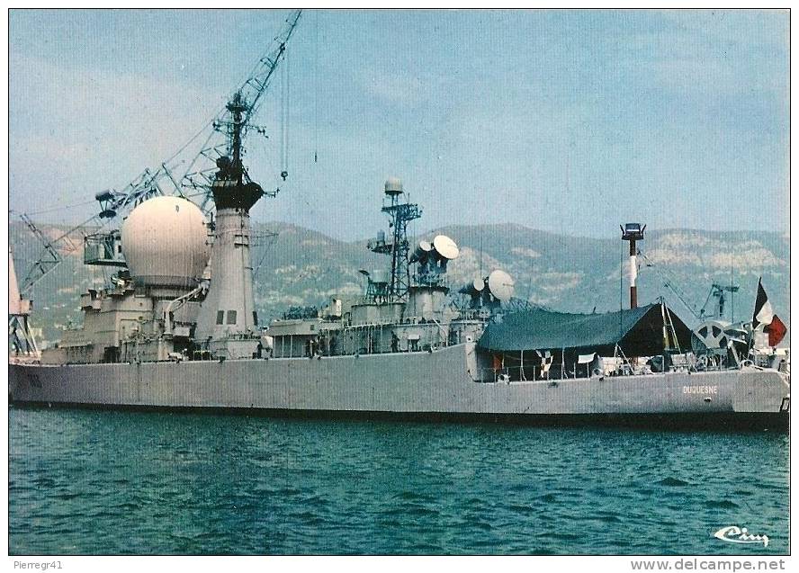 CPA-1970-MARINE GUERRE--FREGATE-LE DUQUESNE-DANS LE PORT DE TOULON--TBE - Guerre