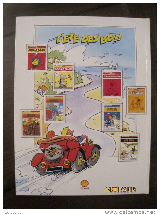 ACHILLE TALON FAIT SON MENAGE PUBLICITE SHELL  RIGIDE EDITION DARGAUD - Achille Talon