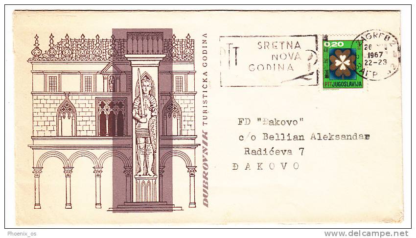 CROATIA - Dubrovnik, Year 1967, Cover - Kroatien