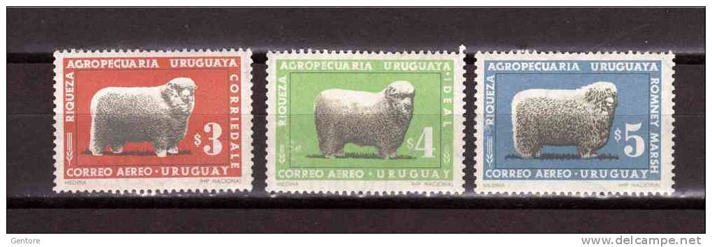 1967  URUGUAY National Wealth  Yvert Cat N° 308/10 Perfect MNH ** - Farm