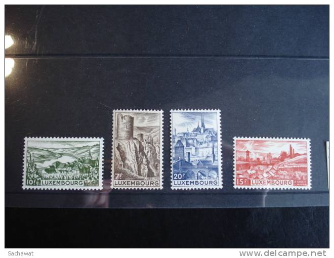 Luxembourg - Vues De Luxembourg - Année 1948 - Y.T. 406/409 - Neufs (**) Mint (MNH). - Nuovi