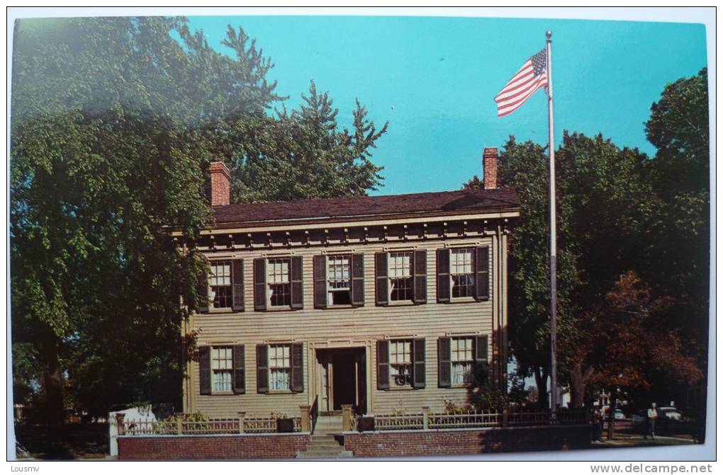 USA - Springfield , Illinois - Home Of Abraham Lincoln - 1844 - 1861 - Eighth And Jackson Streets - Springfield – Illinois