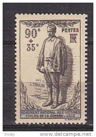 M2573 - FRANCE Yv N°420 * Victimes Civiles - Unused Stamps