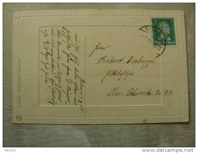 Pentecost  Card  Pfingsten - -embossed En Relief    Swan  -  Ca 1905 -   D91911 - Pinksteren