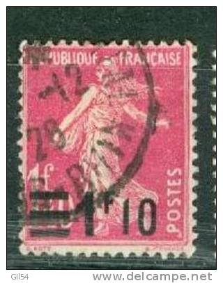 LOT SeRIE ENTRE YVERT N°217 et 228, 11 timbres oblitérés et 5 neufs avec trace charnière - az4301