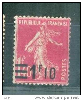 LOT SeRIE ENTRE YVERT N°217 et 228, 11 timbres oblitérés et 5 neufs avec trace charnière - az4301