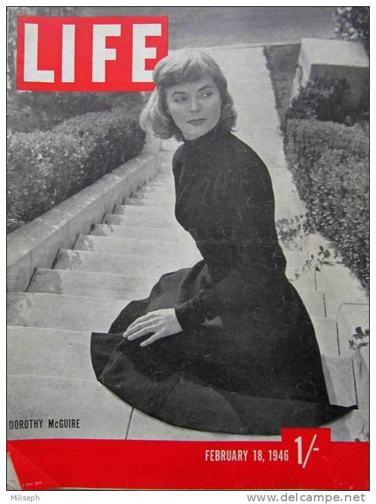 Magazine LIFE - FEBUARY 18 , 1946   -  1/-         (2968) - Journalismus