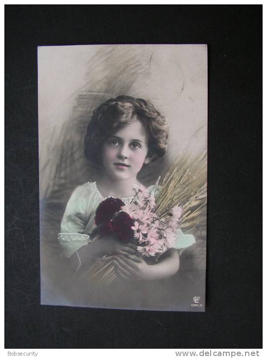 Schönes Mädchen Motiv, Mädchen, Portrait, Fillet, Girl, Child   1909 - Portraits