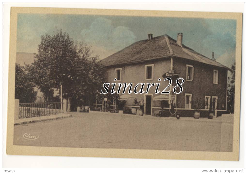 RUFFIEUX - HOTEL DU MONT-CLERGON (POMPE A ESSENCE) - Ruffieux