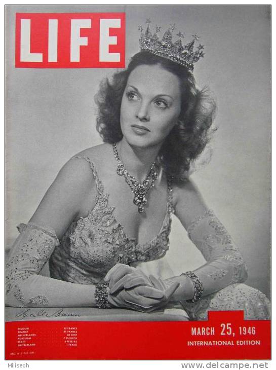 Magazine LIFE - MARCH 25 , 1946   - INTERNATIONAL EDITION -      (2971) - News/ Current Affairs