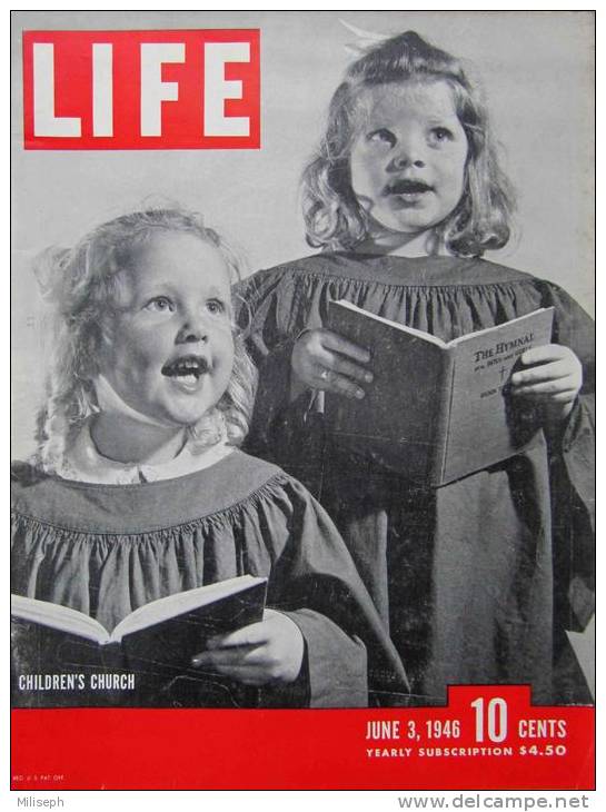 Magazine LIFE - JUNE 3 , 1946      (2973) - Nouvelles/ Affaires Courantes