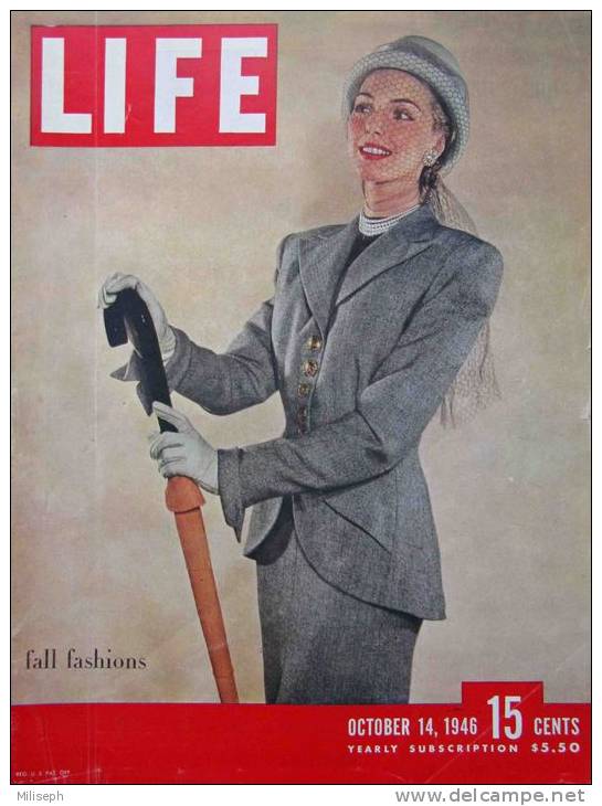 Magazine LIFE - OCTOBER 14 , 1946      (2976) - Nouvelles/ Affaires Courantes