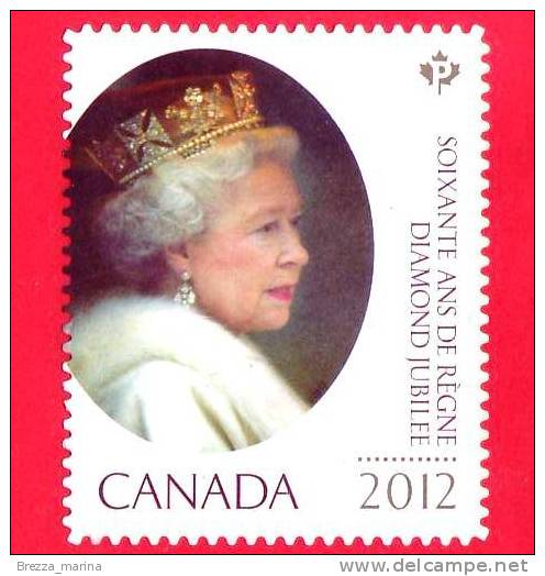 CANADA - USATO - 2012 - 60 Anni Di Regno - Regina Elisabetta II - Giubileo Di Diamante - Oblitérés