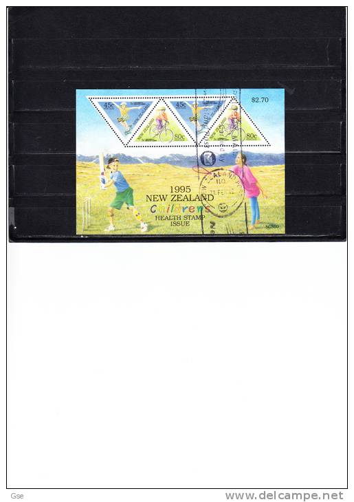 NUOVA ZELANDA  1995 - Sheet - Healt Stamp - Gebraucht