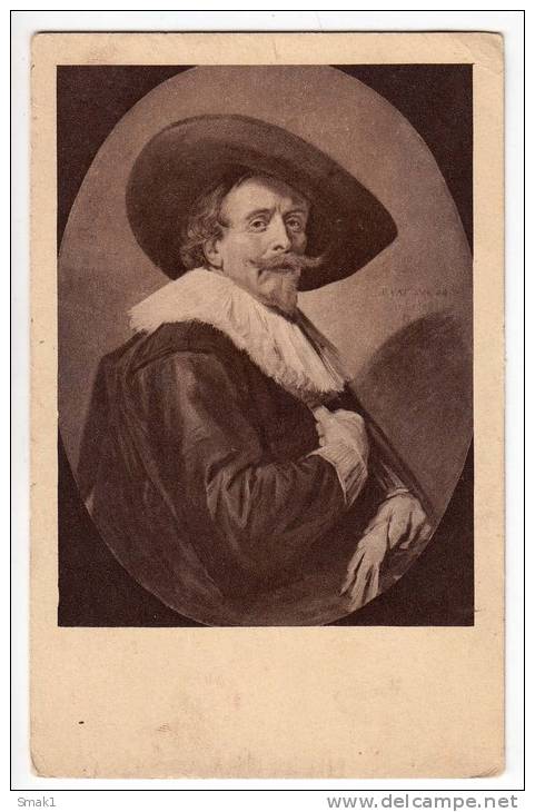 FINE ARTS PAINTINGS FRANS HALS MÄNNLICHES PORTRAIT Nr. 262 OLD POSTCARD - Schilderijen