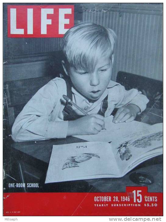 Magazine LIFE - OCTOBER 28  , 1946          (2978) - Novità/ Affari In Corso