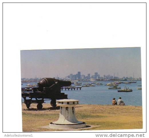 69608)cartolina Illustratoria Melbourne - Panorama Porto Phillip Bay - Melbourne