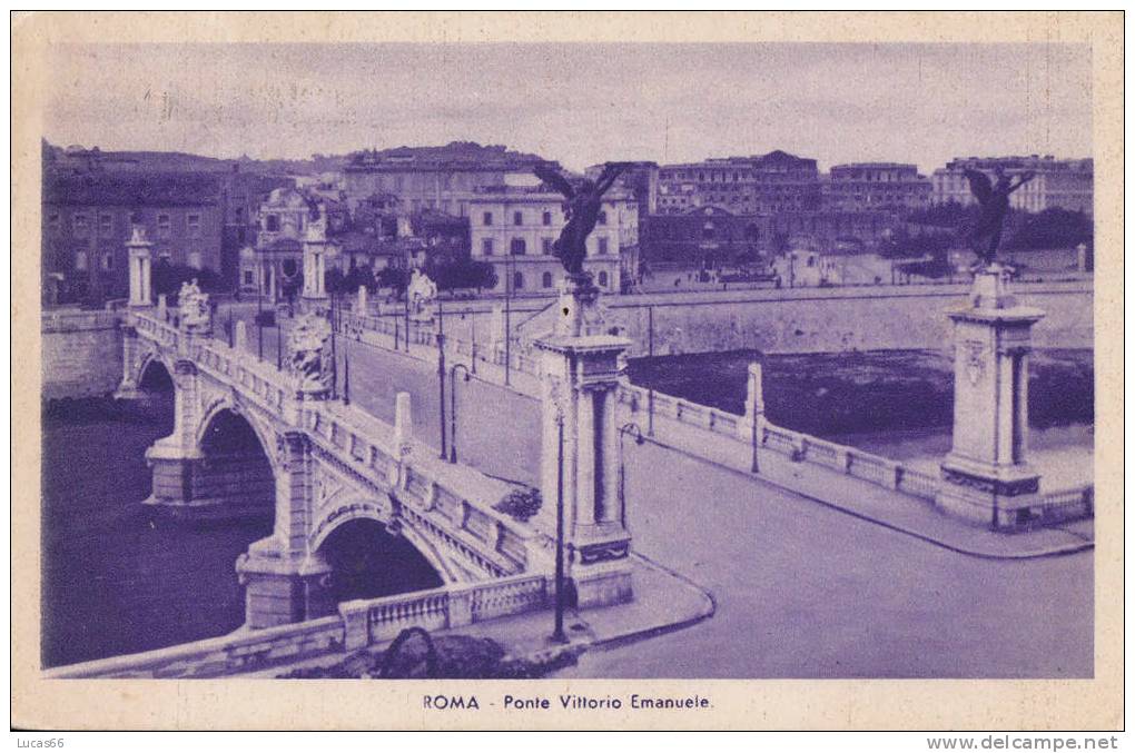 1934 ROMA - PONTE VITTORIO EMANUELE - Bridges