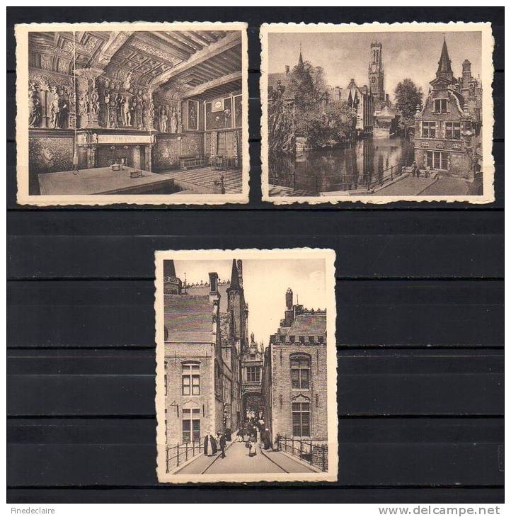 Chromodienst De Beukelaar - Brugge - Lot De 3 Chromos ( 9 X 7 Cm Env.) - De Beukelaer