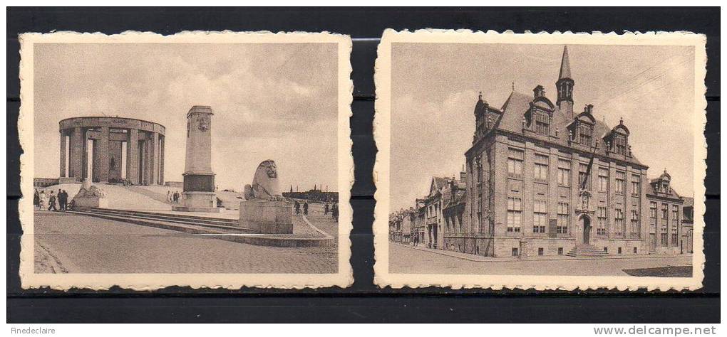 Chromodienst De Beukelaar - Nieuwppoort / Nieuport - Lot De 2 Chromos ( 9 X 7 Cm Env.) - De Beukelaer