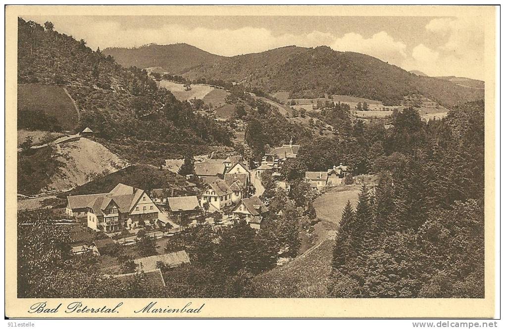BAD PETERSTAL     ,  MARIENBAD - Bad Peterstal-Griesbach